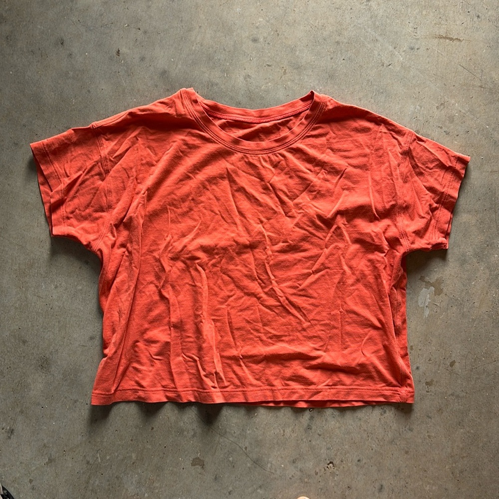 Lululemon crop top short sleeve 4